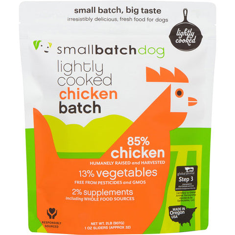 Smallbatch Dog 2 lb. Lightly Cooked Chicken