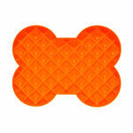 Hyper Slow Feeders - SloDog Slow Feeder Orange Bone Shape Plate