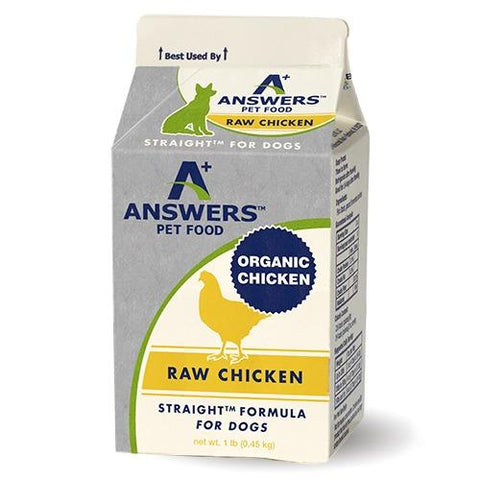 Answers Frozen Raw Straight Formula [Chicken]