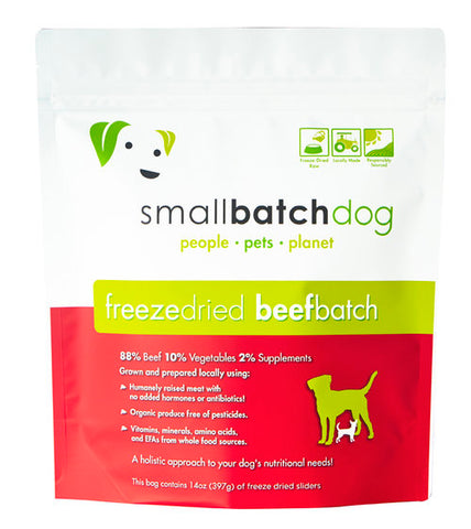 Smallbatch - Freeze Dried Beef Sliders for dogs