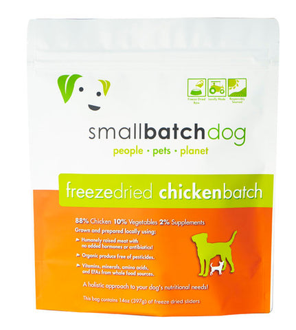 Smallbatch -  Freeze Dried Chicken Sliders Food for Dogs