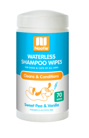 NOOTIE WATERLESS SHAMPOO WIPES 70 CT Sweet Pea