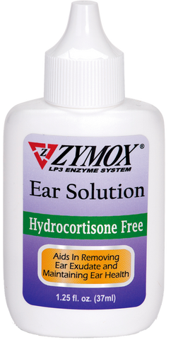 ZYMOX -  Enzymatic Ear Solution [1.25oz Hydrocortisone FREE]