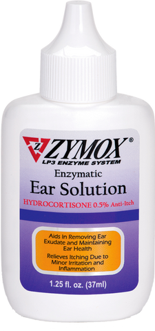 ZYMOX -  Enzymatic Ear Solution [1.25oz W/ .5% Hyydrocortisone]