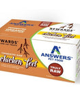Answers Rewards 10 CT Raw Fermented Chicken Feet Treat for Dogs & Cats