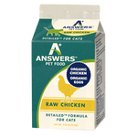 Answers 1 lb Cat detailed chick raw frozen diet