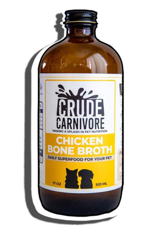 The Crude Carnivore - Chicken Bone Broth 16oz