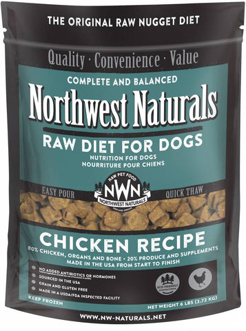 Northwest Naturals 6 Lb Chicken Raw Nuggets