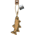 Tall Tails - Natural Leather & Wool Trout Toy