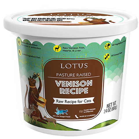 Lotus - FROZEN Raw Cat Food [Venison]