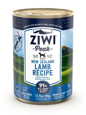 ZIWI Peak -  Wet Lamb Recipe for Dogs