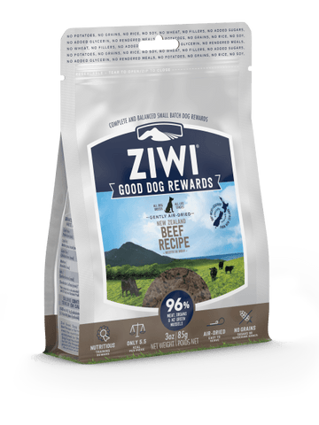 ZIWI Peak - 3 oz beef good dog rewards pouch treat gf